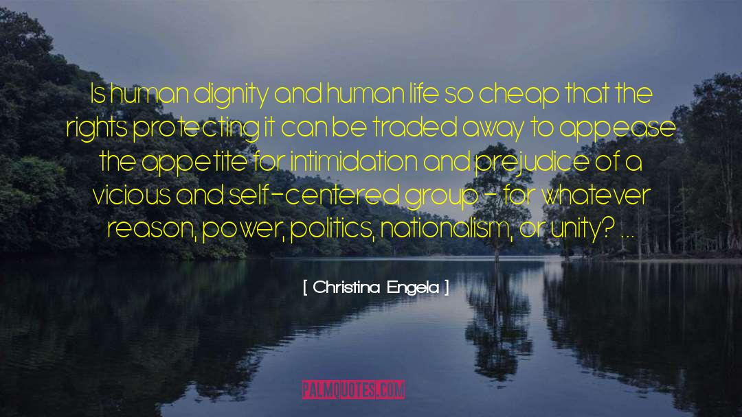 Human Centered Society quotes by Christina Engela