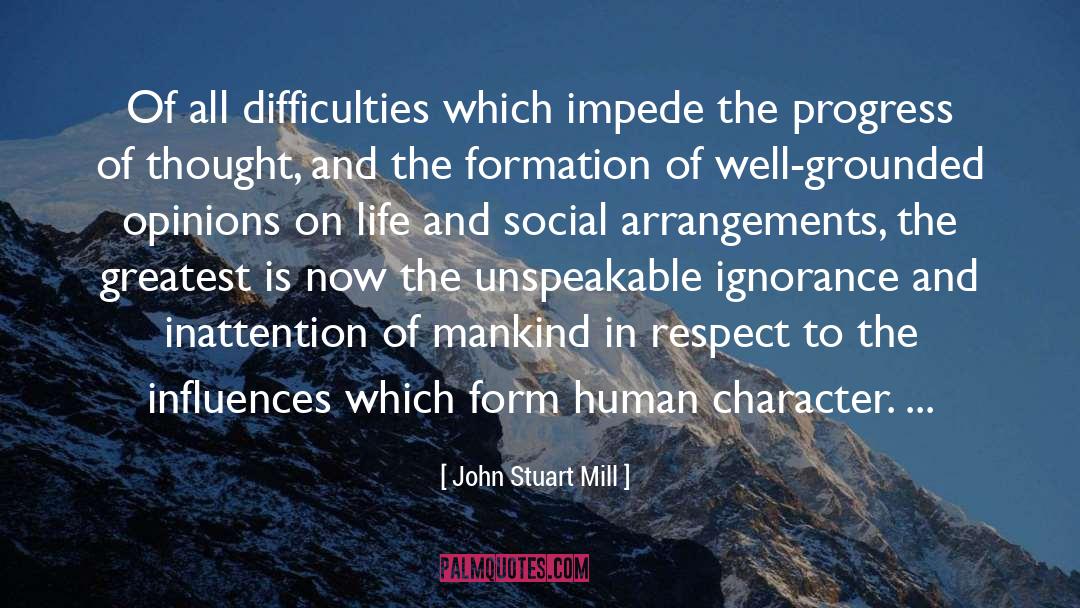 Human Character quotes by John Stuart Mill