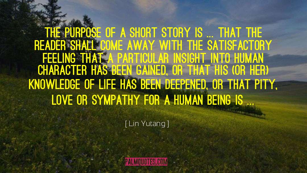 Human Character quotes by Lin Yutang