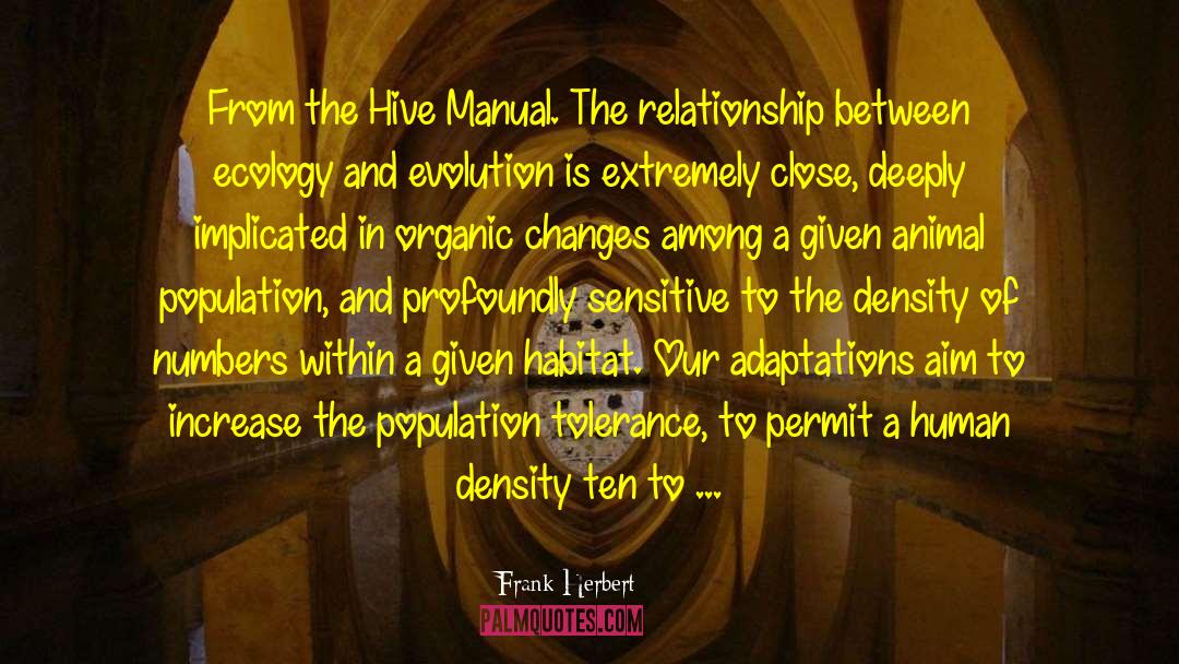 Human Characteristics quotes by Frank Herbert