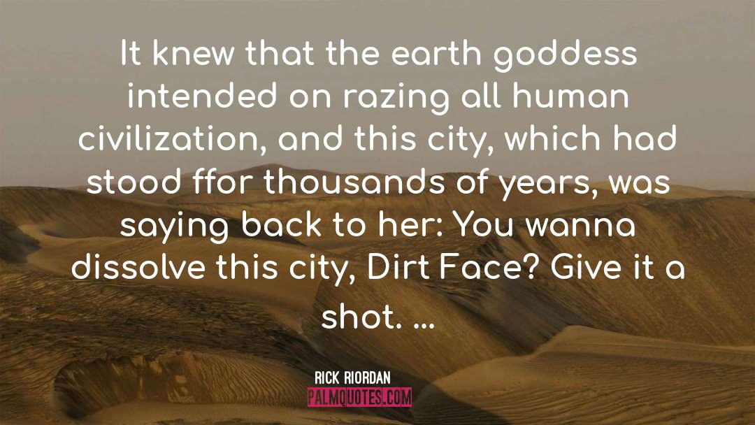 Human Civilization quotes by Rick Riordan