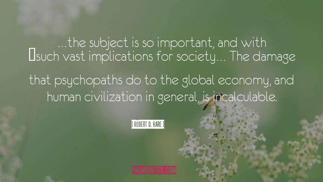 Human Civilization quotes by Robert D. Hare