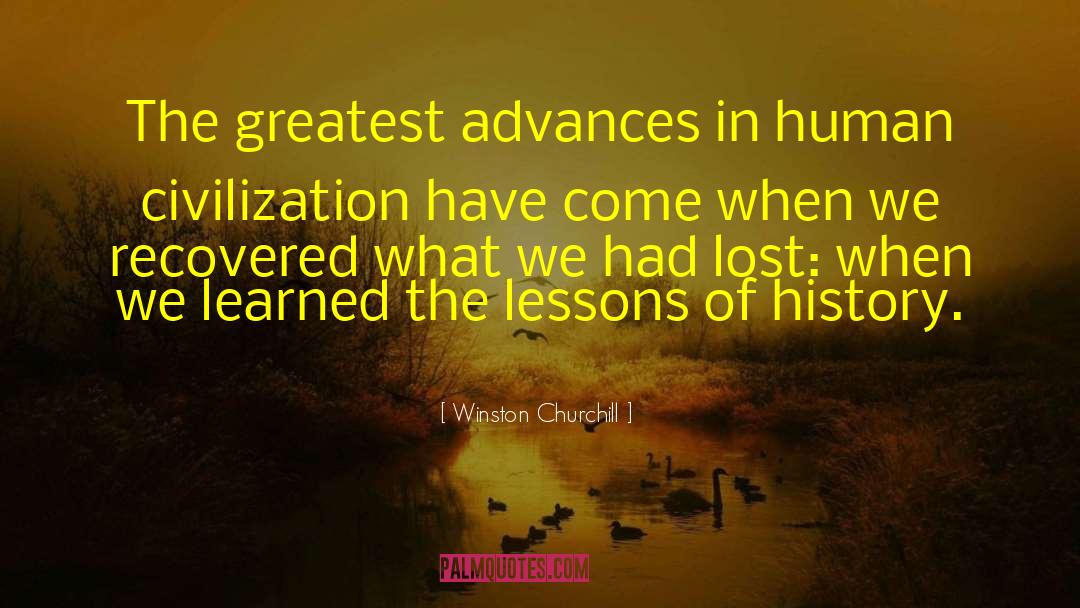 Human Civilization quotes by Winston Churchill