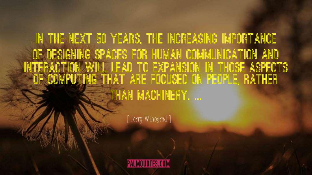 Human Communication quotes by Terry Winograd