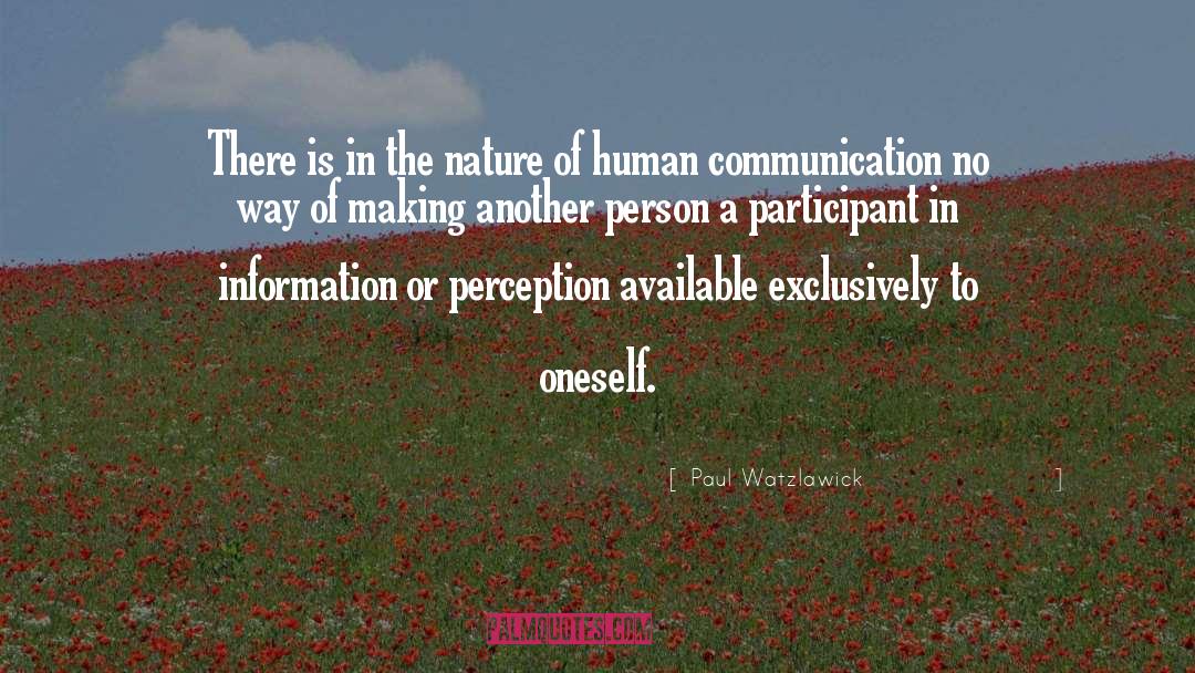 Human Communication quotes by Paul Watzlawick