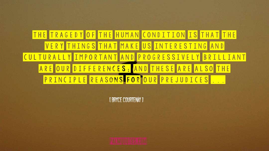 Human Condition quotes by Bryce Courtenay