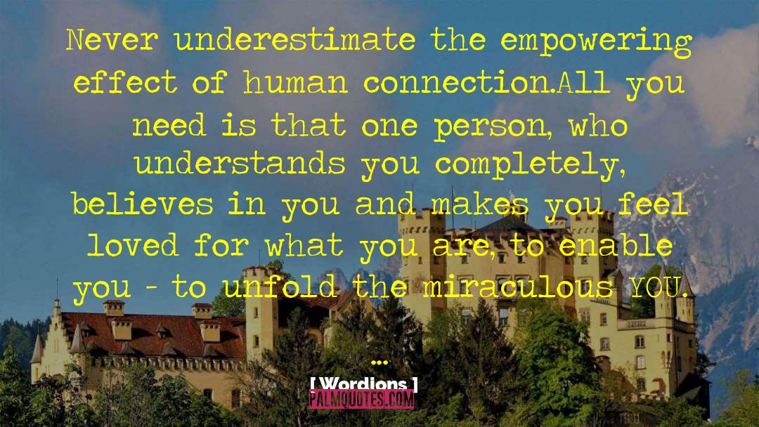 Human Connection quotes by Wordions