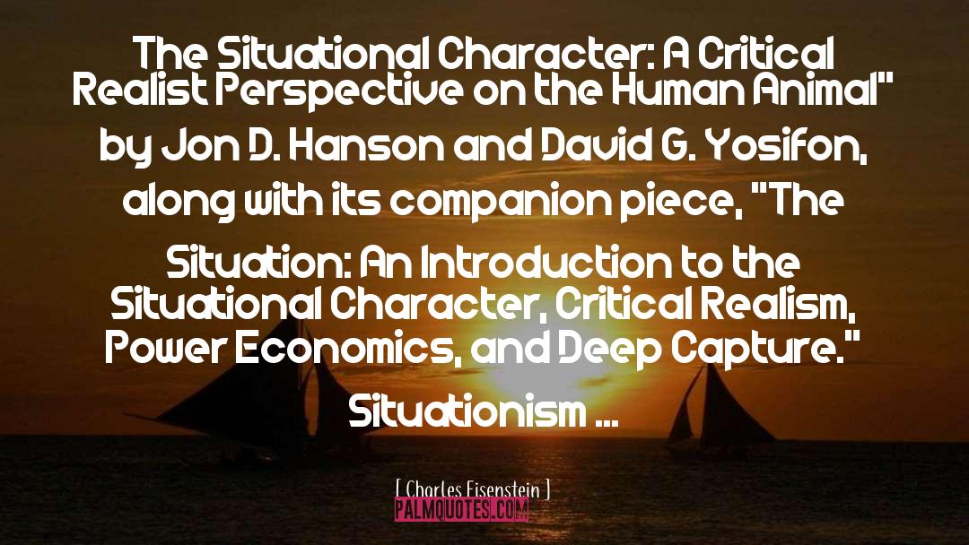 Human Connections quotes by Charles Eisenstein