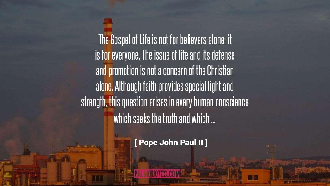 Human Conscience quotes by Pope John Paul II