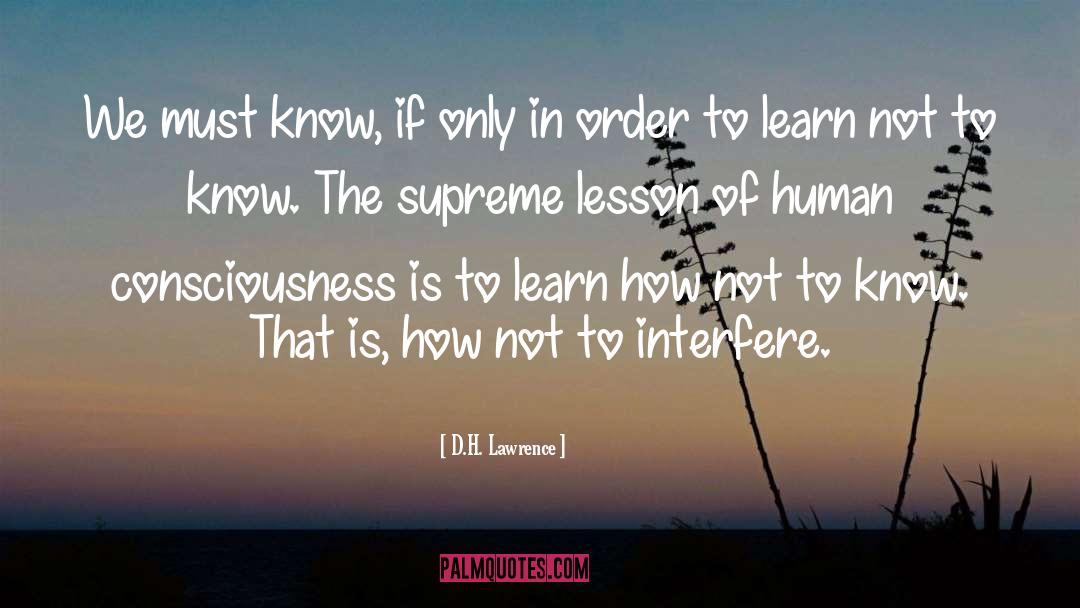 Human Consciousness quotes by D.H. Lawrence