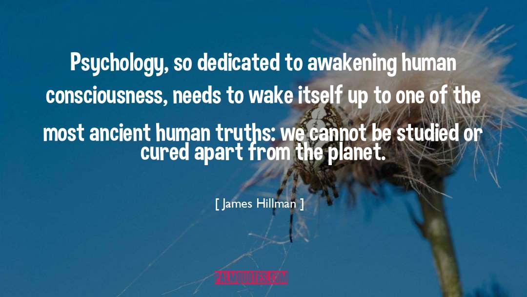 Human Consciousness quotes by James Hillman