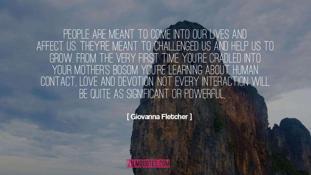 Human Contact quotes by Giovanna Fletcher