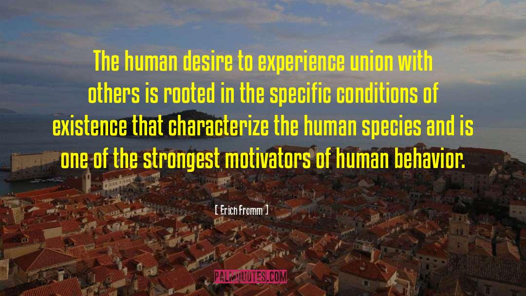 Human Desire quotes by Erich Fromm