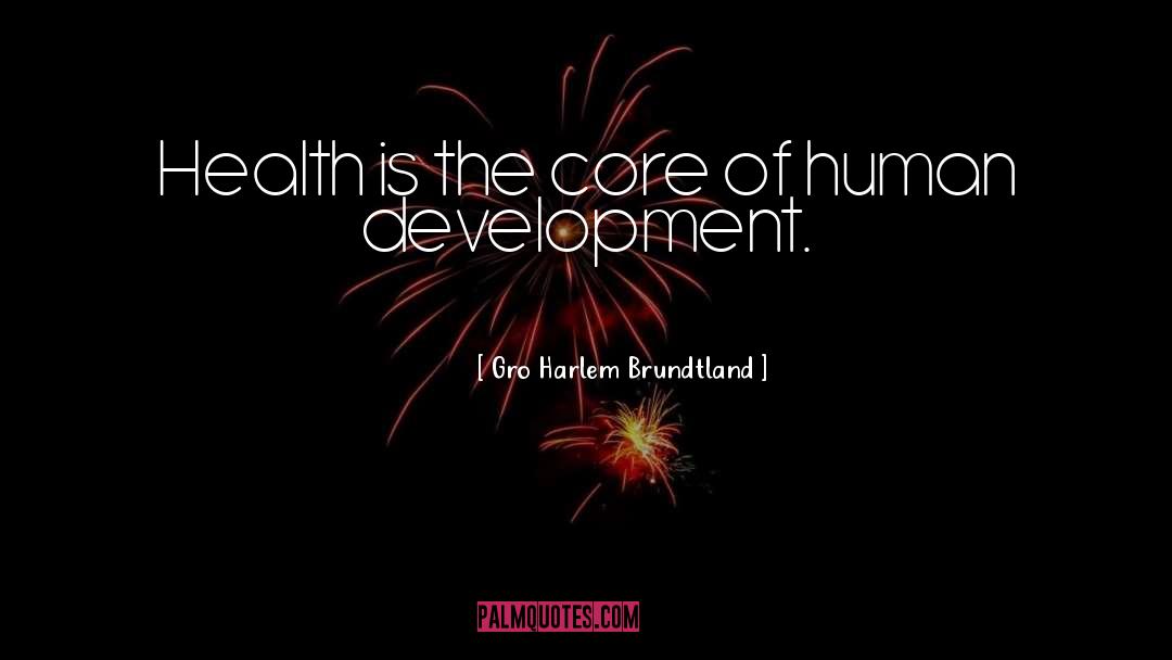 Human Development quotes by Gro Harlem Brundtland