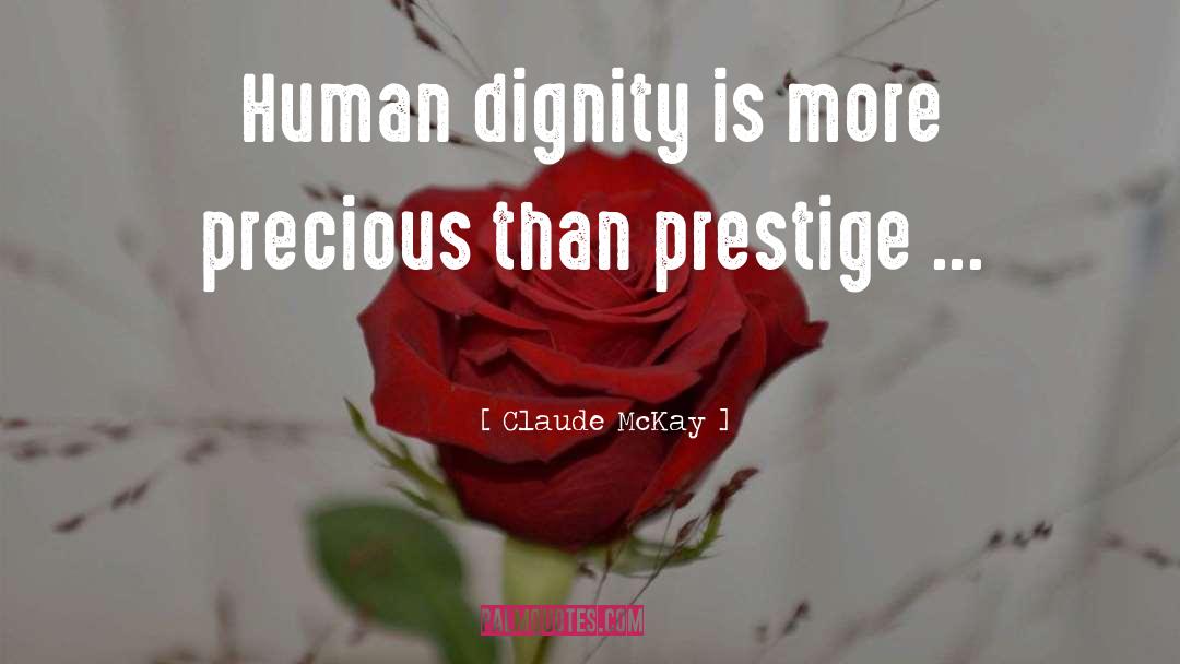 Human Dignity quotes by Claude McKay