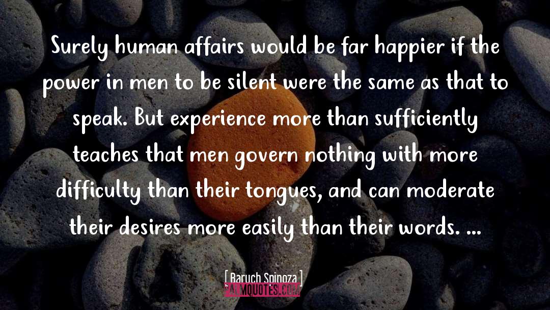 Human Dilemma quotes by Baruch Spinoza