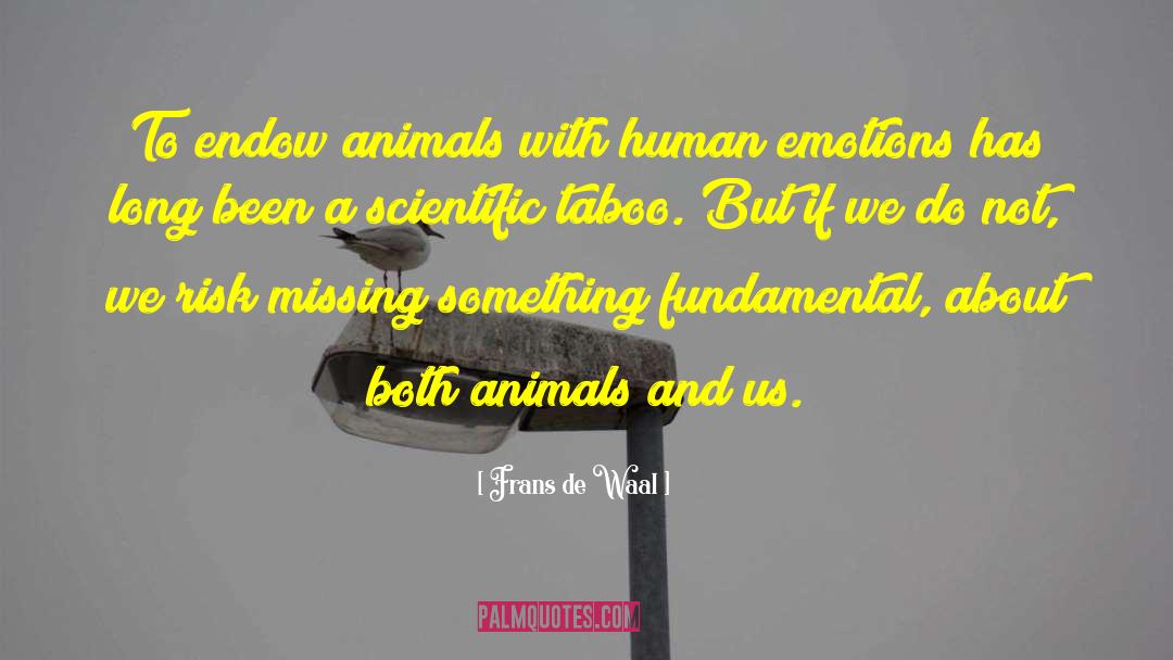 Human Emotions quotes by Frans De Waal