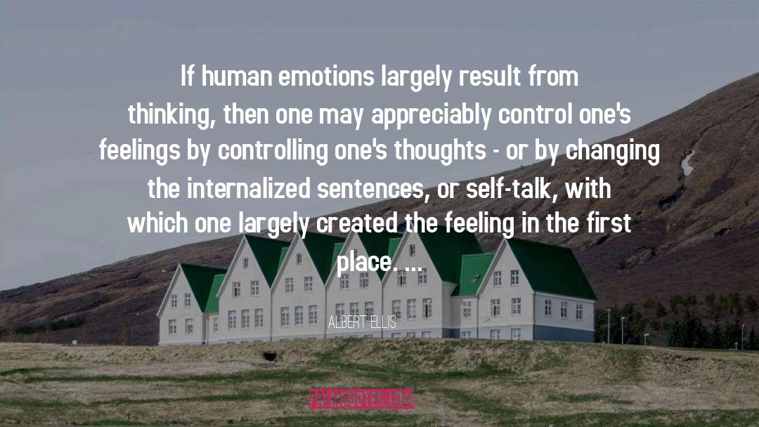 Human Emotions quotes by Albert Ellis