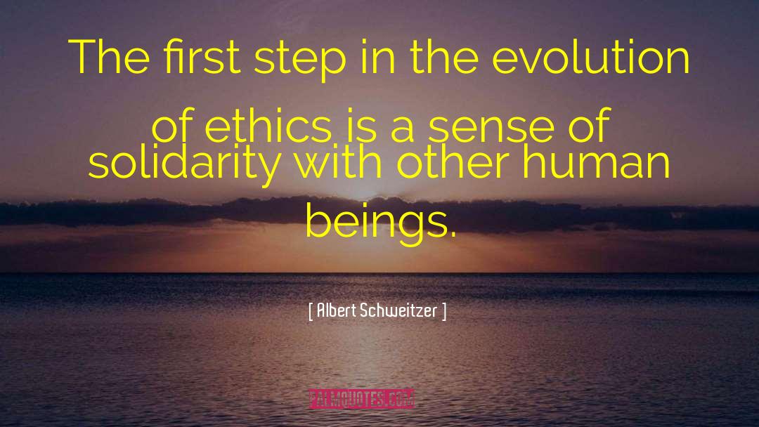 Human Evolution quotes by Albert Schweitzer