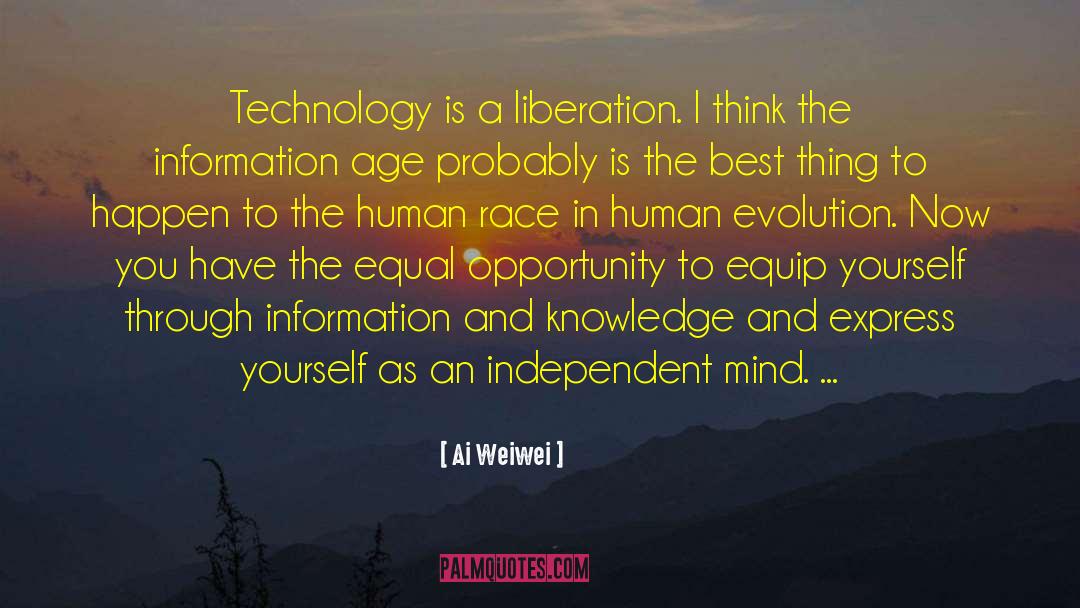 Human Evolution quotes by Ai Weiwei