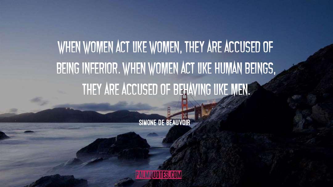 Human Excellence quotes by Simone De Beauvoir