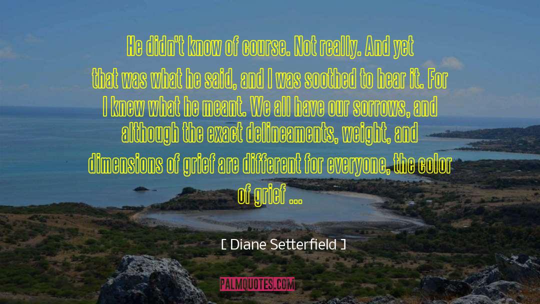 Human Existaence quotes by Diane Setterfield