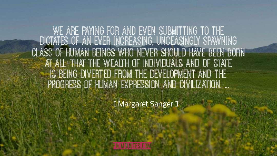 Human Expression quotes by Margaret Sanger