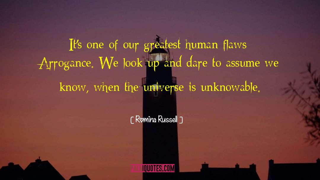 Human Flaws quotes by Romina Russell