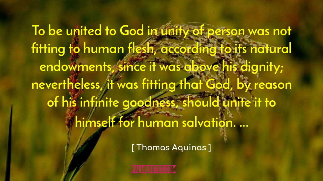 Human Flesh quotes by Thomas Aquinas