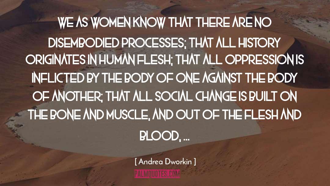 Human Flesh quotes by Andrea Dworkin