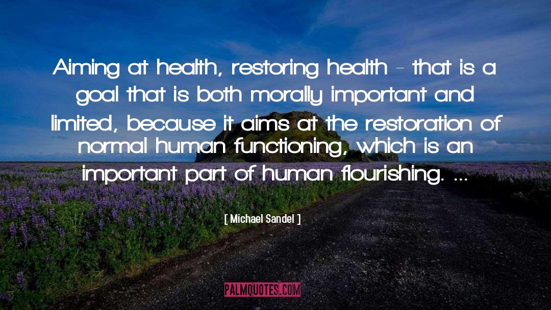 Human Flourishing quotes by Michael Sandel