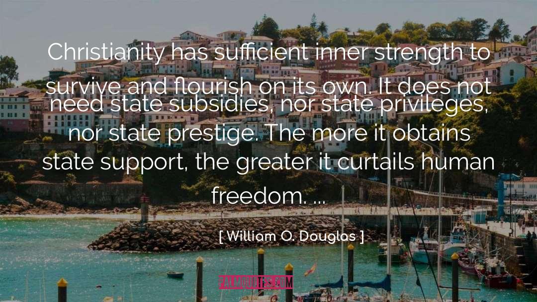 Human Freedom quotes by William O. Douglas