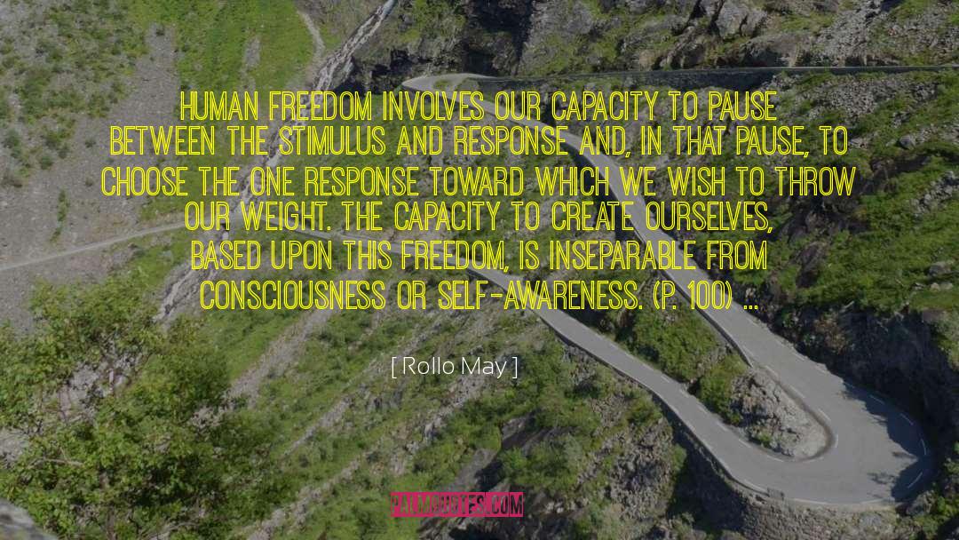 Human Freedom quotes by Rollo May