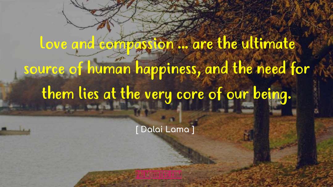 Human Happiness quotes by Dalai Lama