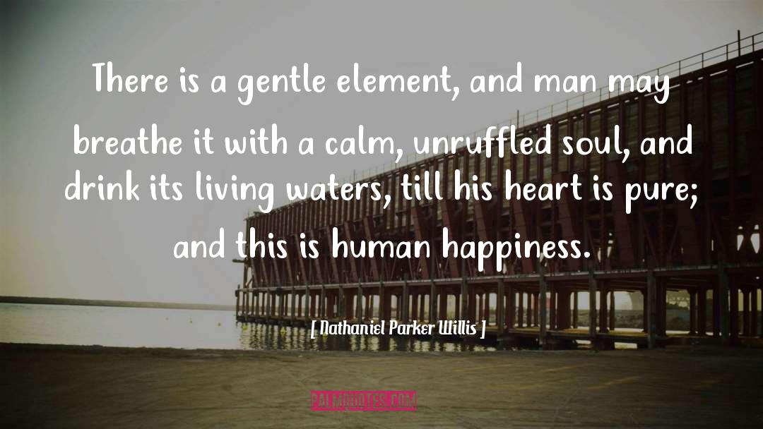 Human Happiness quotes by Nathaniel Parker Willis