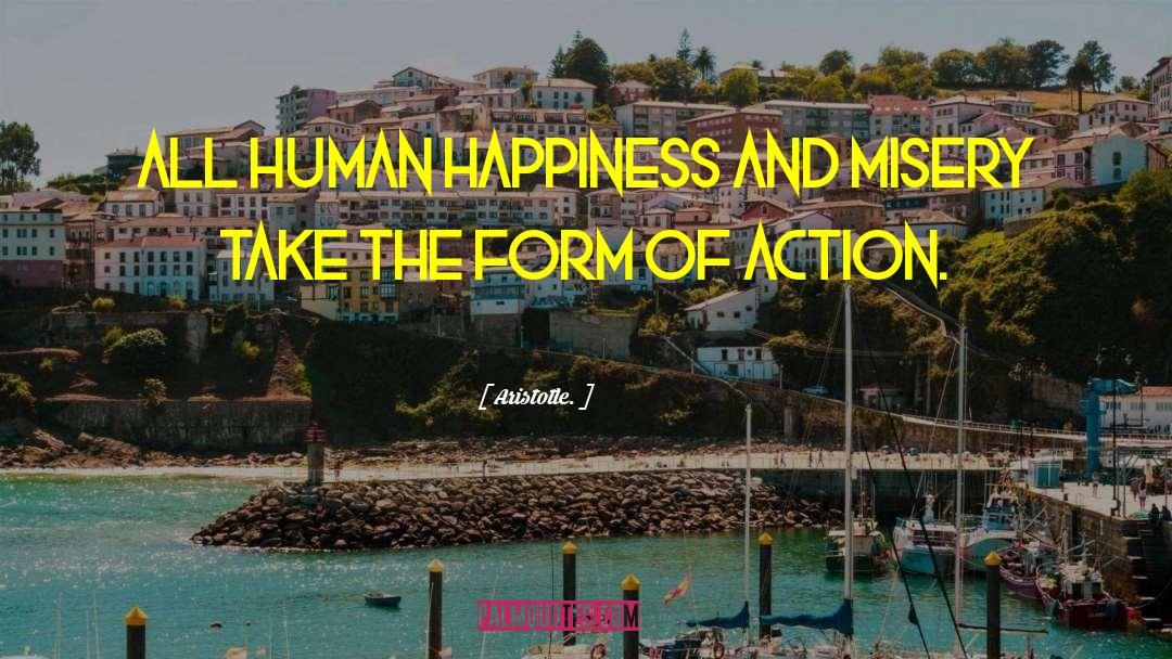 Human Happiness quotes by Aristotle.