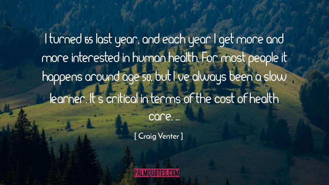 Human Health quotes by Craig Venter