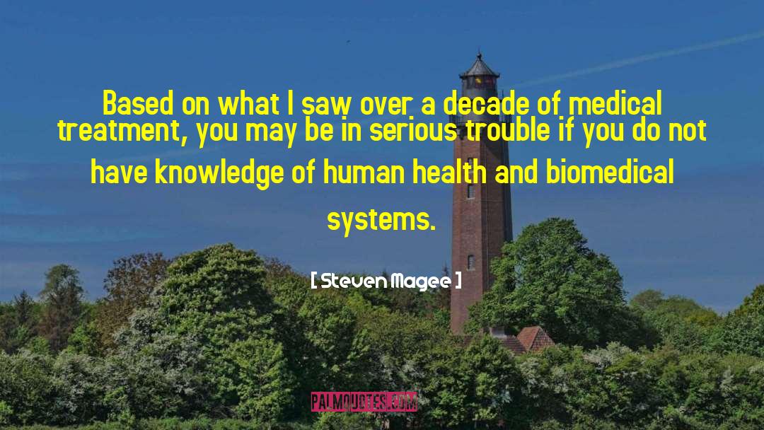 Human Health quotes by Steven Magee