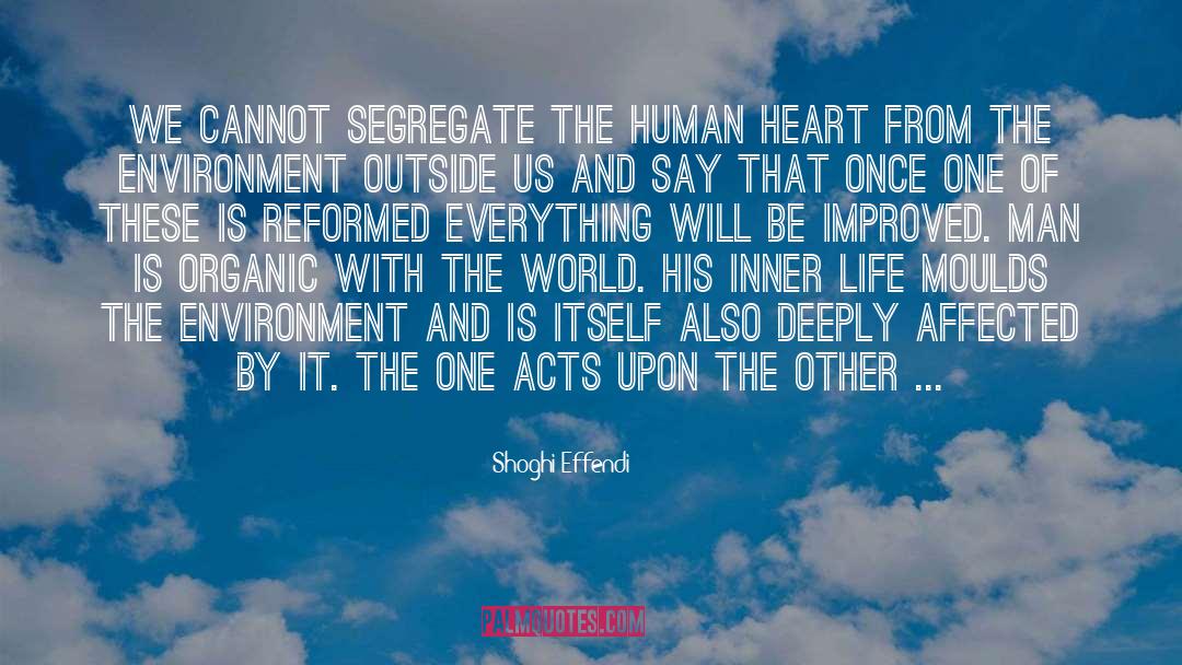 Human Heart quotes by Shoghi Effendi