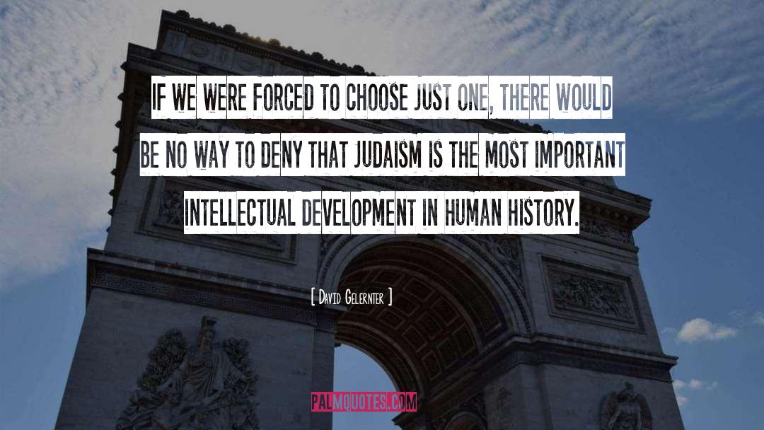 Human History quotes by David Gelernter