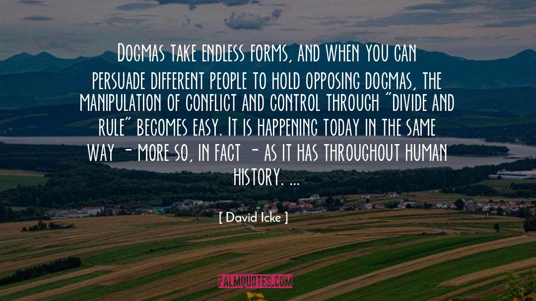 Human History quotes by David Icke