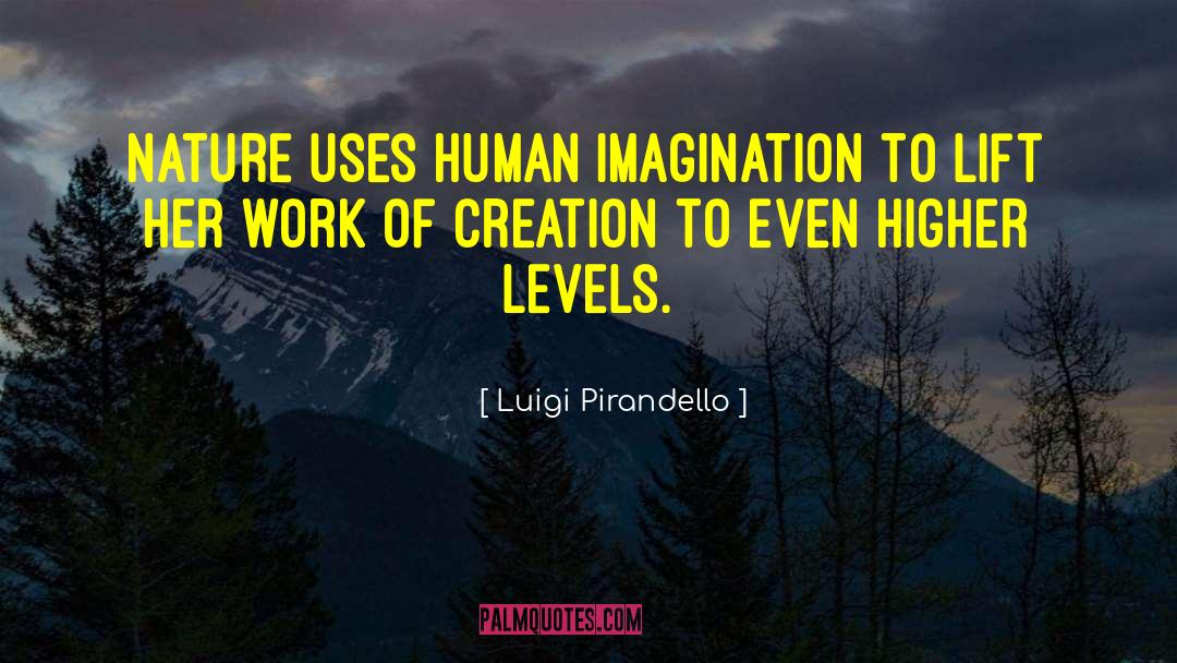 Human Imagination quotes by Luigi Pirandello