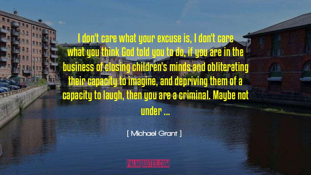 Human Imagination quotes by Michael Grant