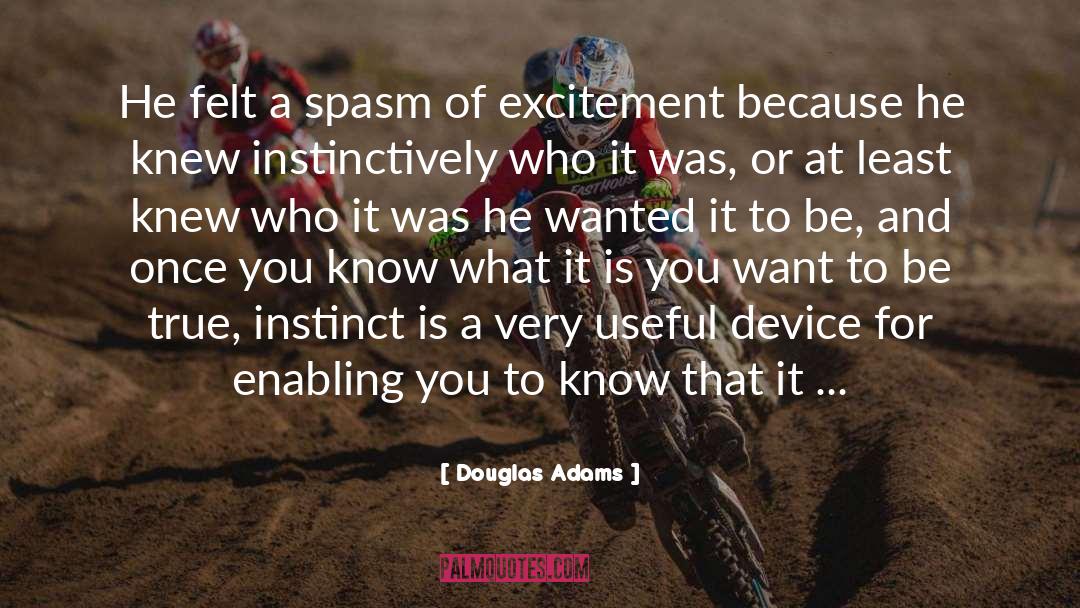 Human Instinct quotes by Douglas Adams