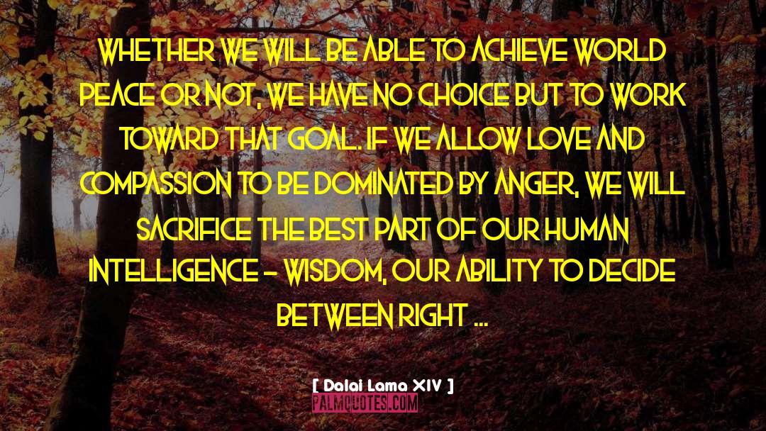 Human Intelligence quotes by Dalai Lama XIV