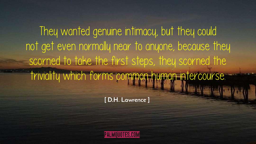 Human Intercourse quotes by D.H. Lawrence