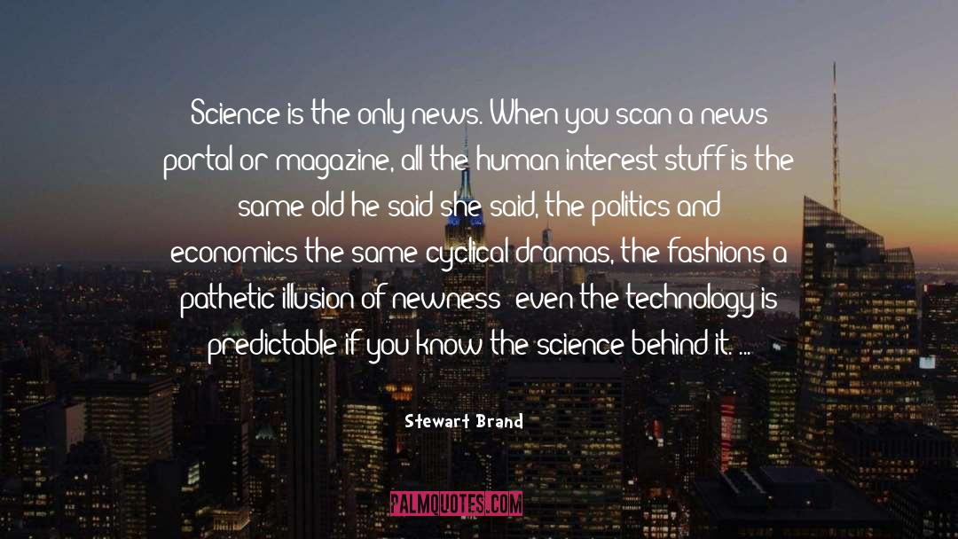 Human Interest quotes by Stewart Brand