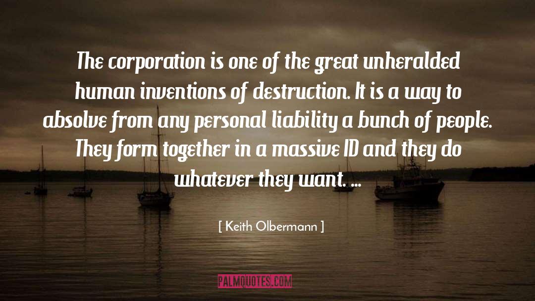 Human Inventions quotes by Keith Olbermann