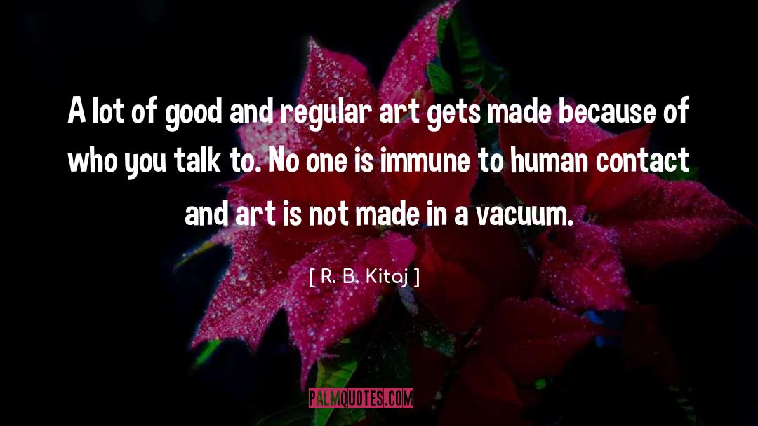 Human Inventions quotes by R. B. Kitaj