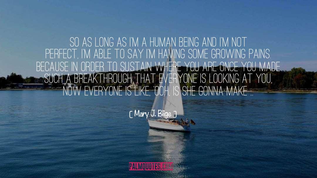 Human Judgement quotes by Mary J. Blige